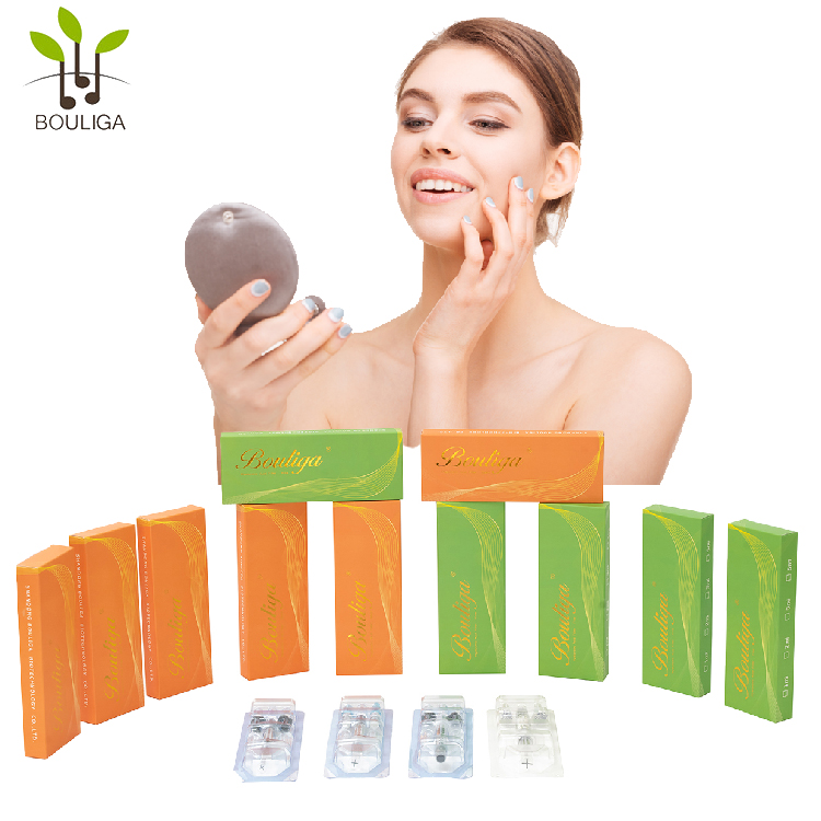 Rellenos faciales de estiramiento facial no quirúrgicos con reducción de arrugas