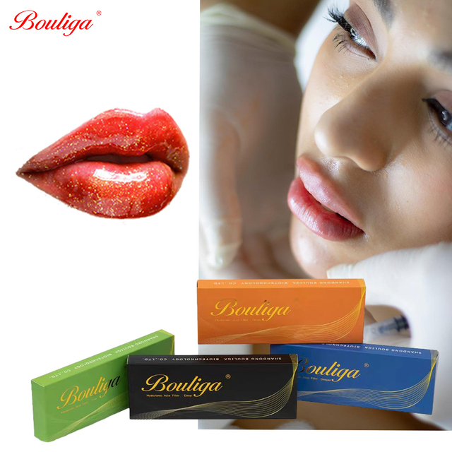 Rellenos antienvejecimiento Inyección de arrugas Gel de ácido hialurónico