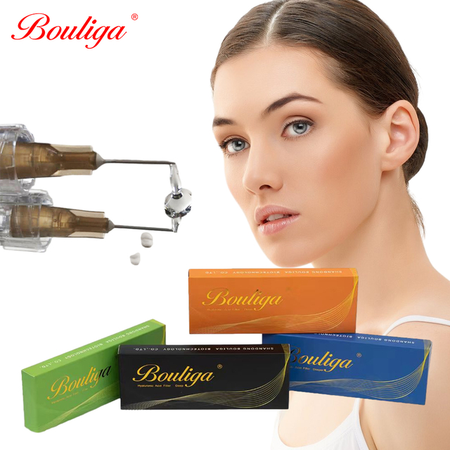 Gel de ácido hialurónico inyectable para realzar los labios de 2ml