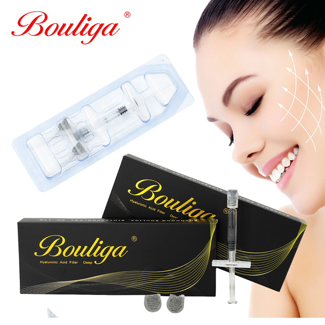 Inyección ácida de relleno dérmico Ha inyectable de 2 ml para reducción facial y de arrugas