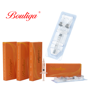 Rellenos de labios inyectables en gel de hialuronato de sodio inyectable de 2 ml